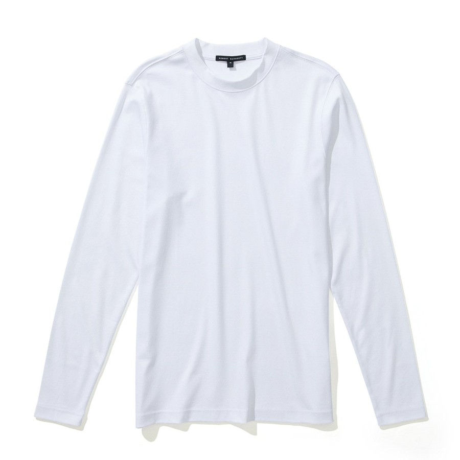 Tops Robert Barakett Long Sleeve Tees | The Barakett High Crew