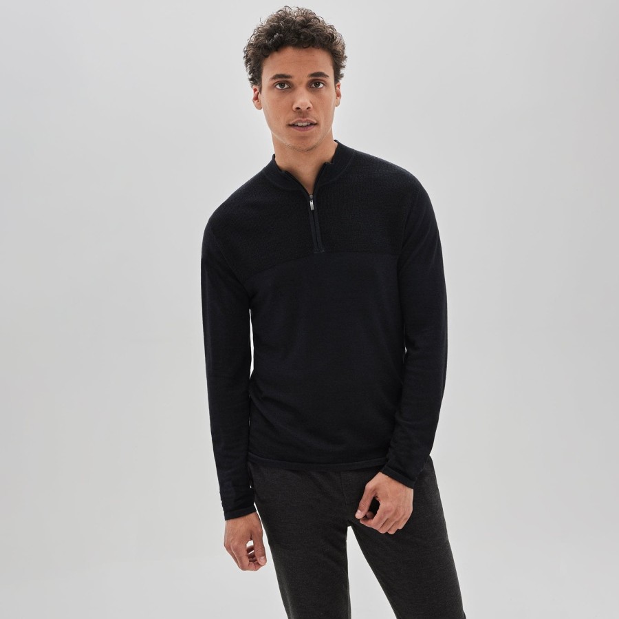 Sweaters + Hoodies Robert Barakett | Newbury Zip Sweater