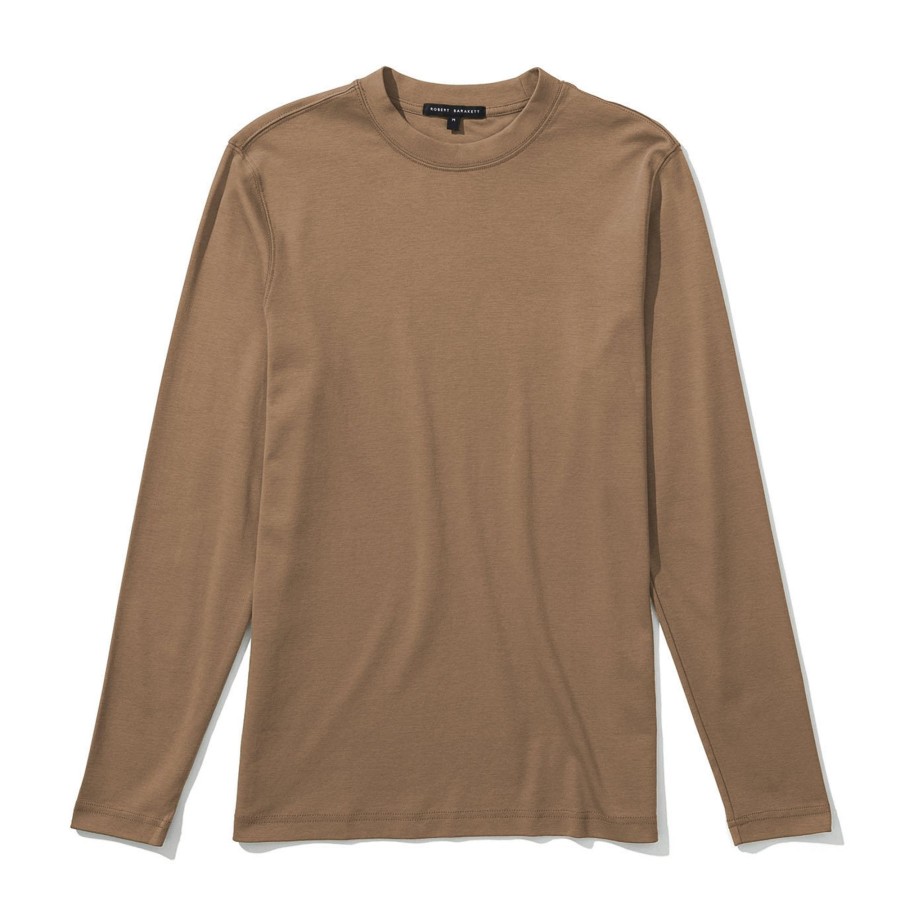 Tops Robert Barakett Long Sleeve Tees | The Barakett High Crew