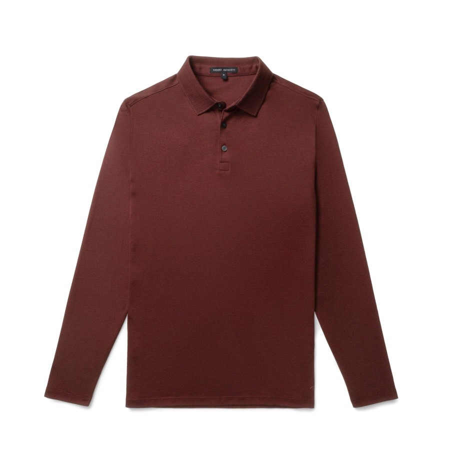 Tops Robert Barakett Long Sleeve Polos | The Barakett Long-Sleeve Polo