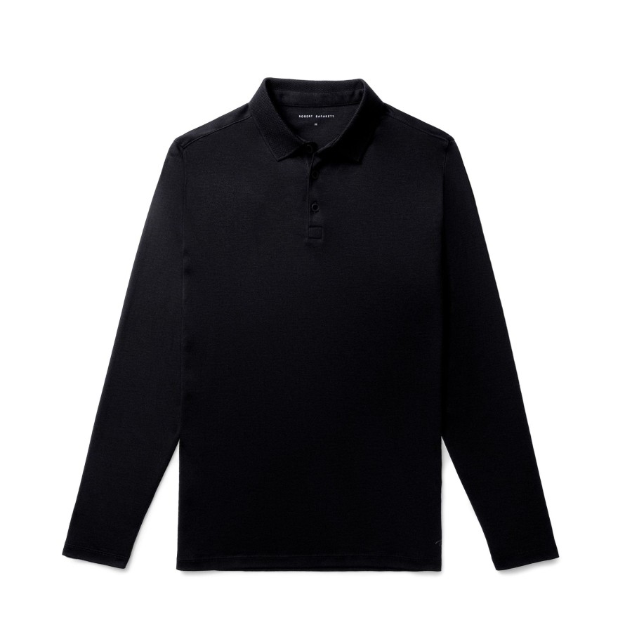 Tops Robert Barakett Long Sleeve Polos | The Barakett Long-Sleeve Polo