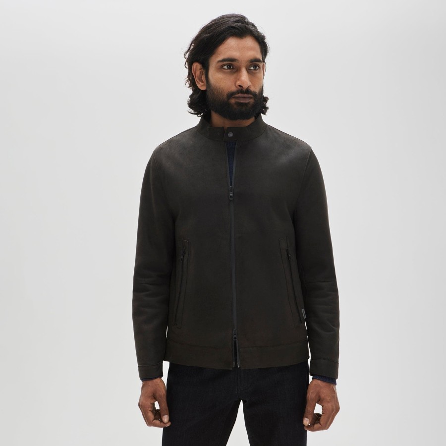 Jackets + Vests Robert Barakett | Regelio Bomber Leather Jacket