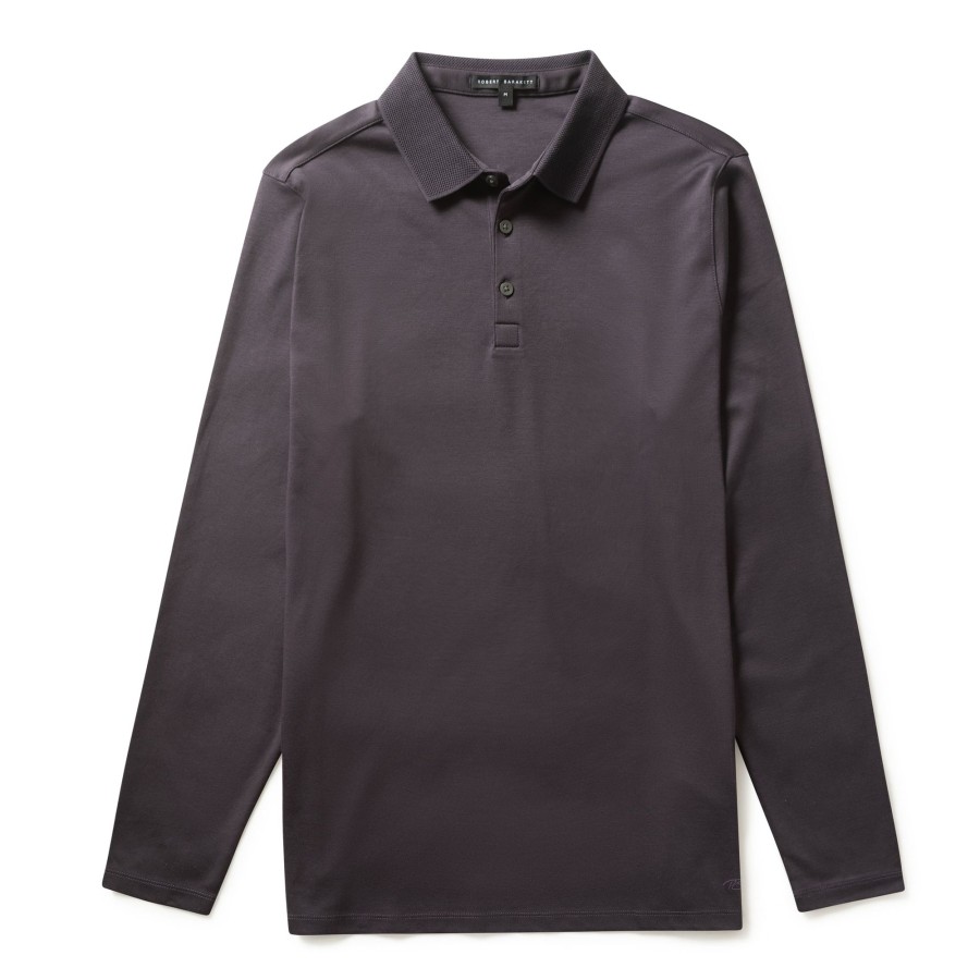 Tops Robert Barakett Long Sleeve Polos | The Barakett Long-Sleeve Polo