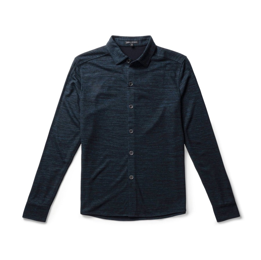 Tops Robert Barakett Long Sleeve Shirts | Millwood Long-Sleeve Overshirt