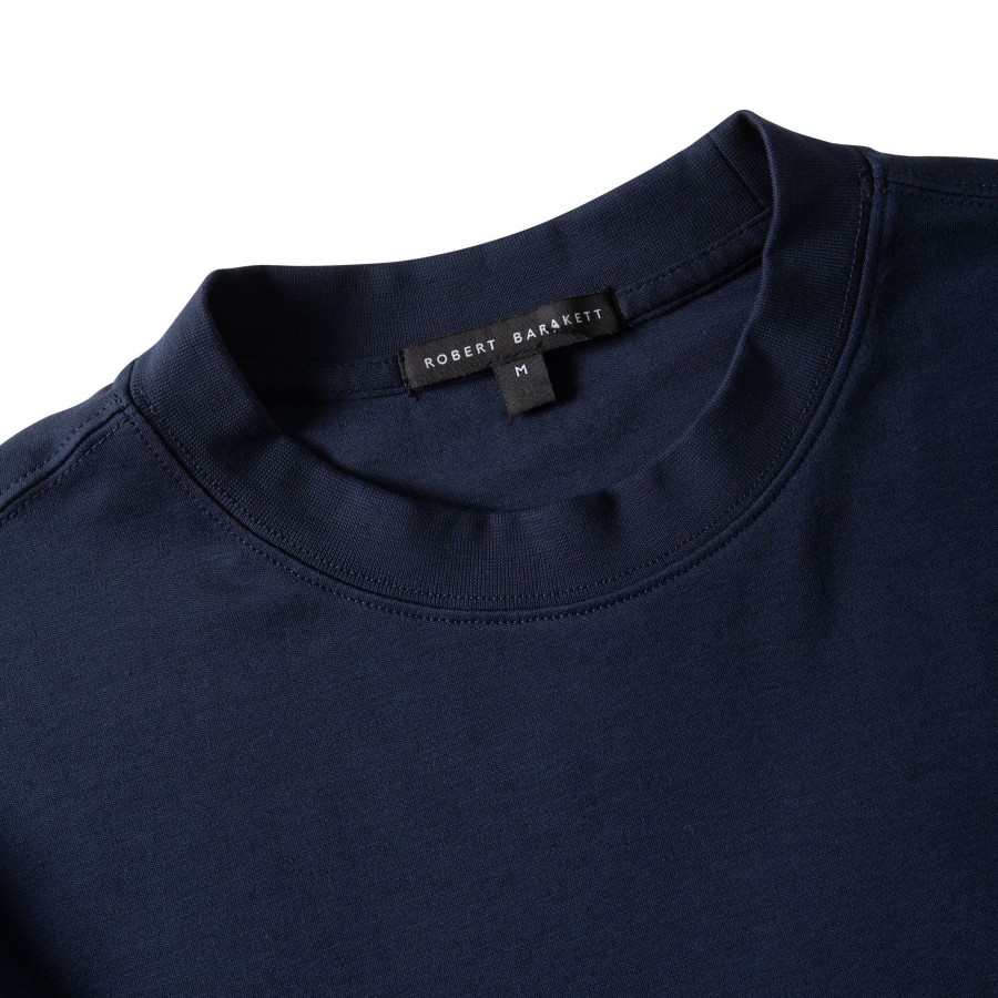 Tops Robert Barakett Long Sleeve Tees | The Barakett High Crew