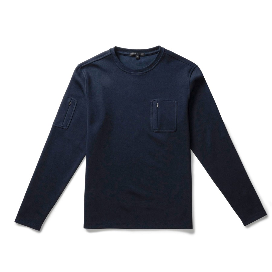 Sweaters + Hoodies Robert Barakett | Hanwell Long-Sleeve Crew