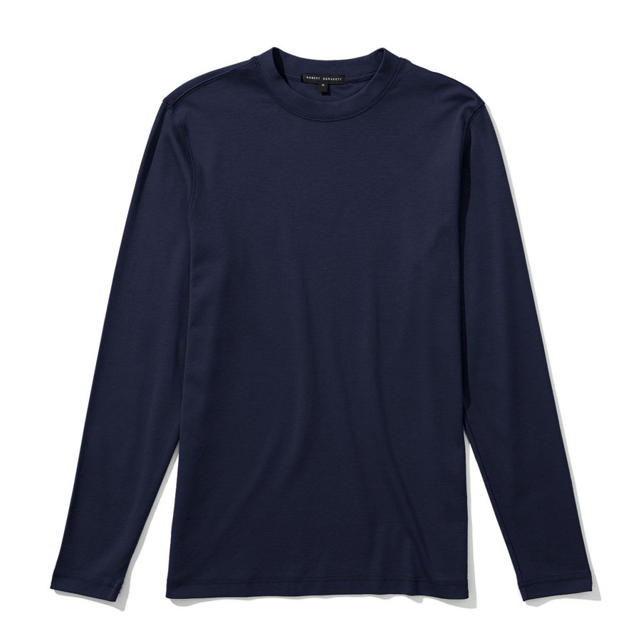 Tops Robert Barakett Long Sleeve Tees | The Barakett High Crew