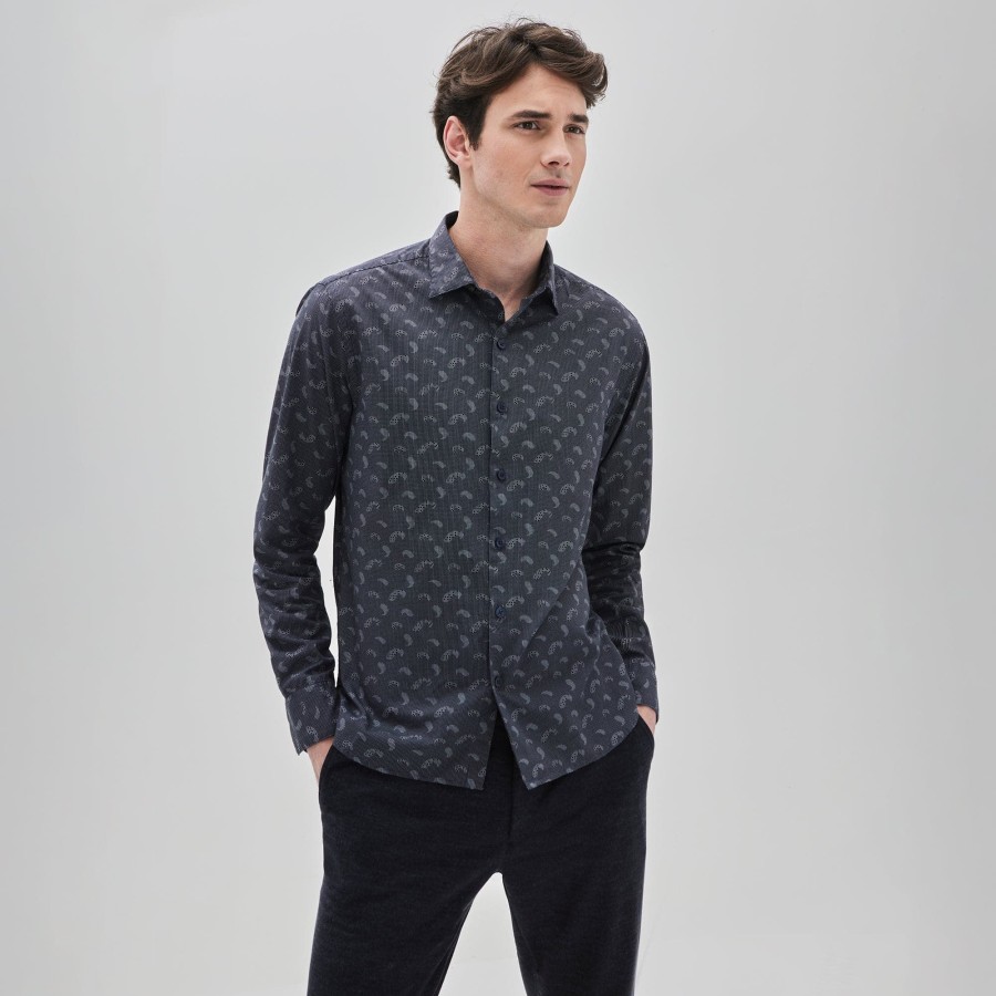 Tops Robert Barakett Long Sleeve Shirts | Lampard Long-Sleeve Shirt