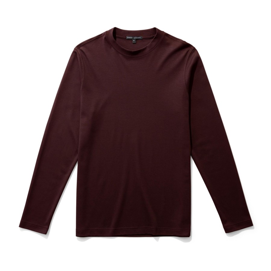 Tops Robert Barakett Long Sleeve Tees | The Barakett High Crew