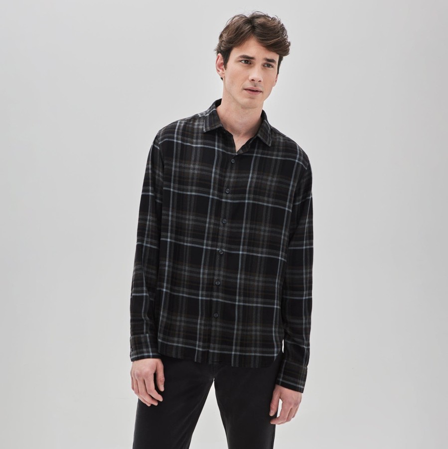 Tops Robert Barakett Long Sleeve Shirts | Sedley Long-Sleeve Shirt