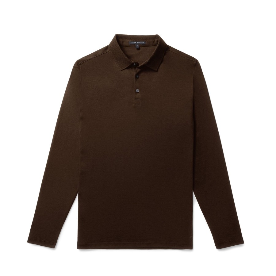 Tops Robert Barakett Long Sleeve Polos | The Barakett Long-Sleeve Polo