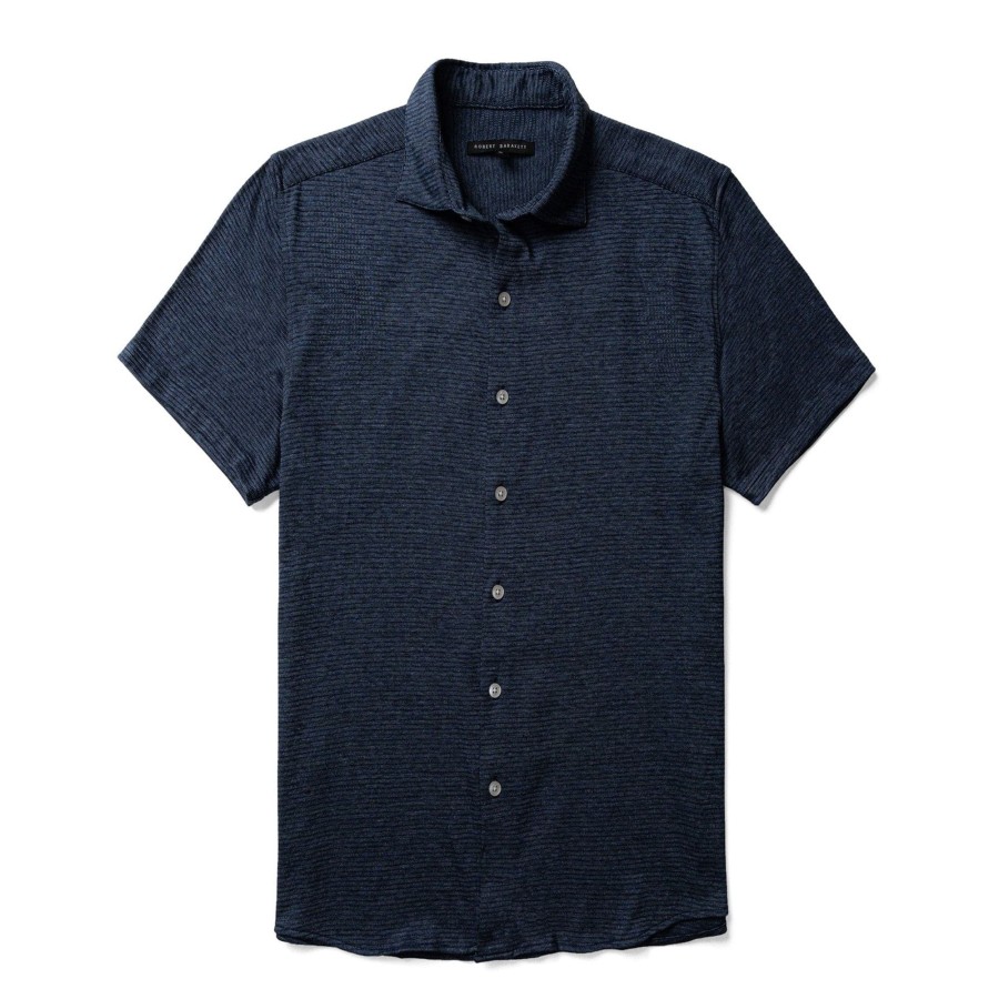 Tops Robert Barakett Short Sleeve Shirts | Fisk Knit Shirt