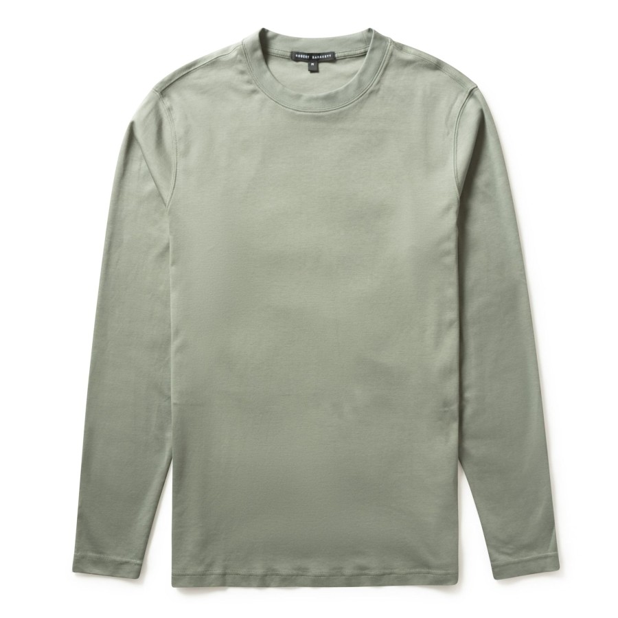 Tops Robert Barakett Long Sleeve Tees | The Barakett High Crew