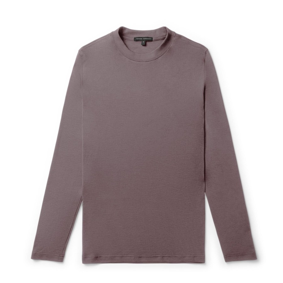 Tops Robert Barakett Long Sleeve Tees | The Barakett High Crew