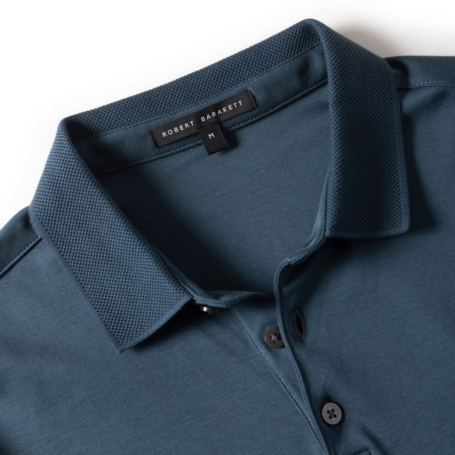 Tops Robert Barakett Long Sleeve Polos | The Barakett Long-Sleeve Polo