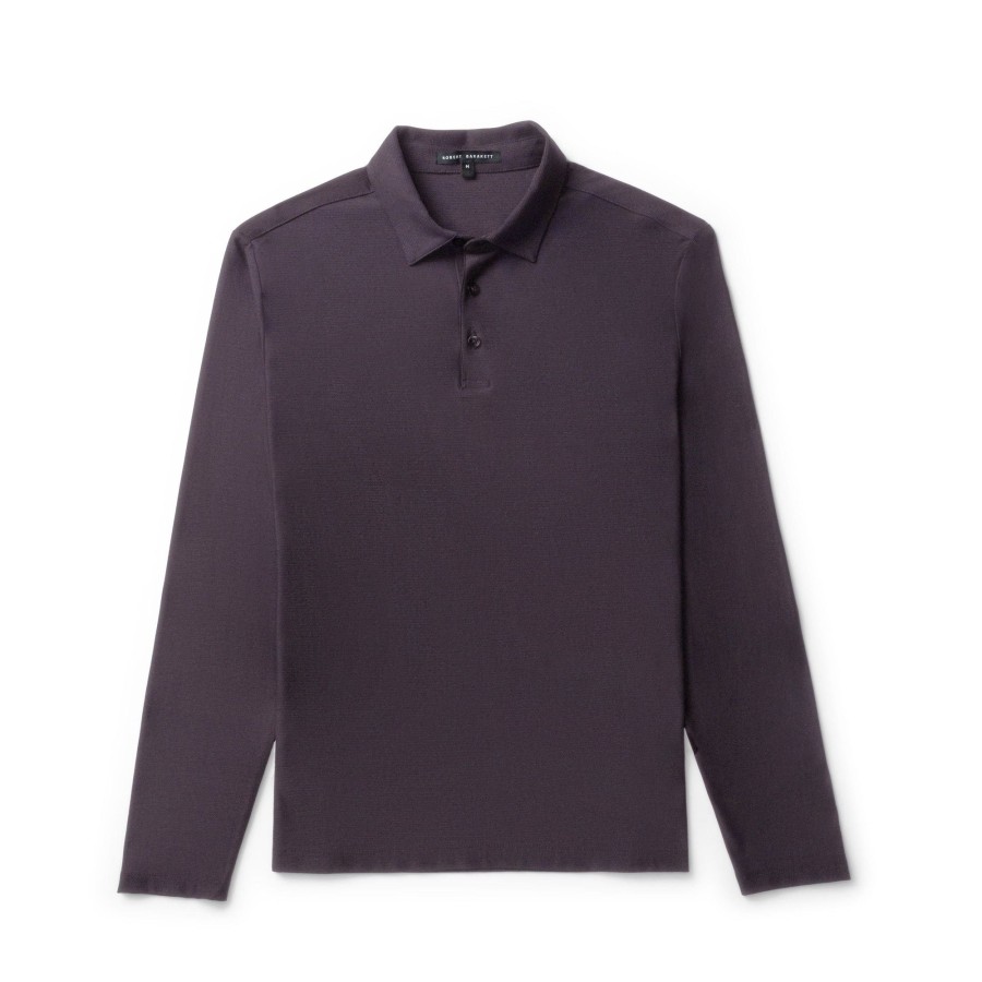 Tops Robert Barakett Long Sleeve Polos | Hickman Long-Sleeve Polo