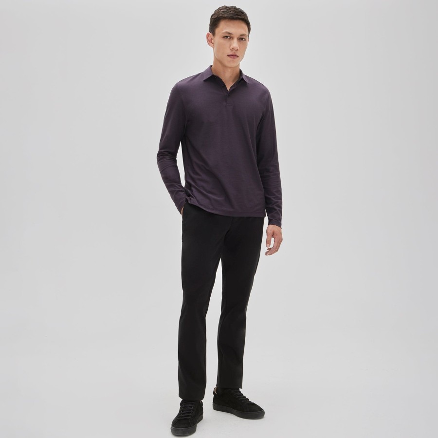 Tops Robert Barakett Long Sleeve Polos | Hickman Long-Sleeve Polo