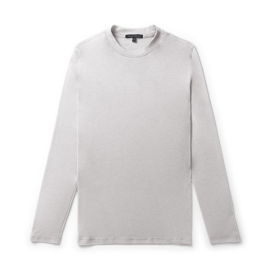 Tops Robert Barakett Long Sleeve Tees | The Barakett High Crew