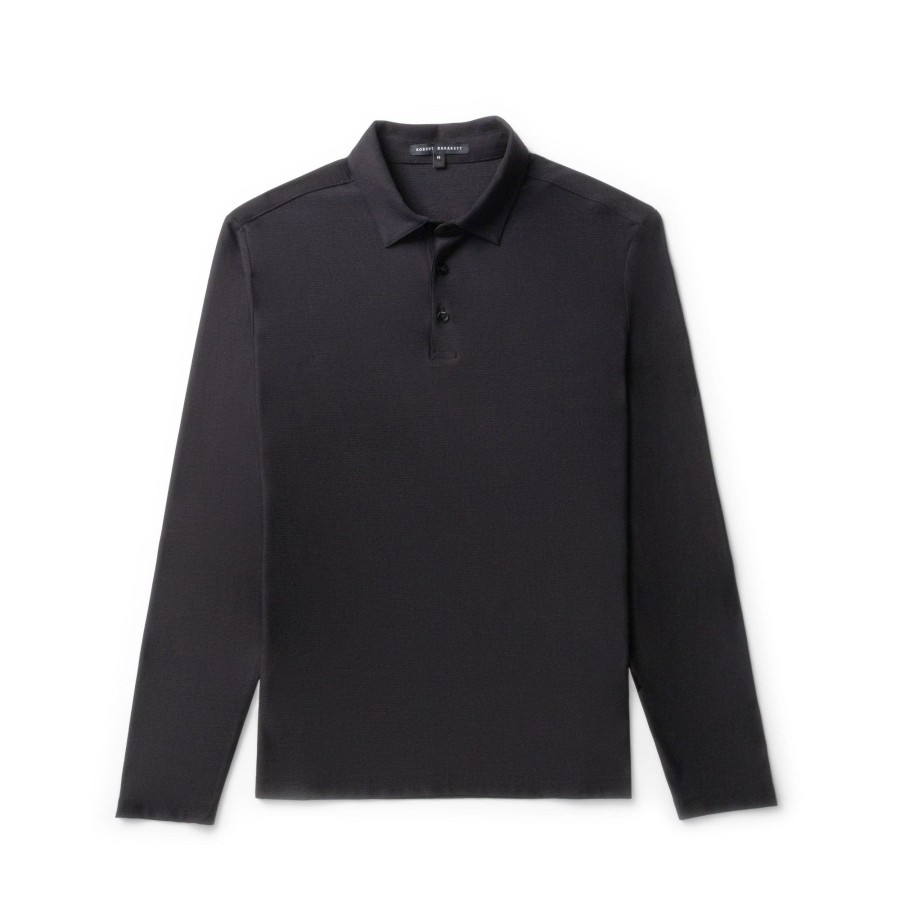 Tops Robert Barakett Long Sleeve Polos | Hickman Long-Sleeve Polo