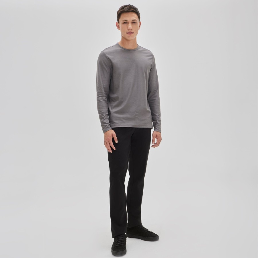 Tops Robert Barakett Long Sleeve Tees | Hickman Long-Sleeve Crew