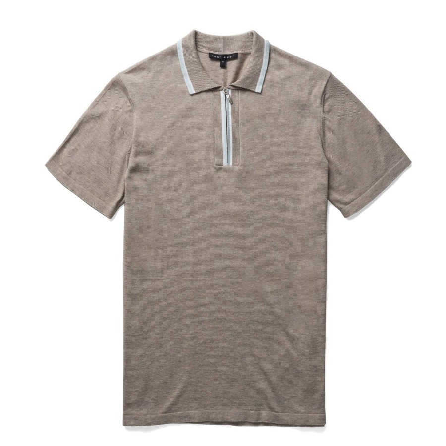 Tops Robert Barakett Short Sleeve Polos | Fermi Sweater Polo